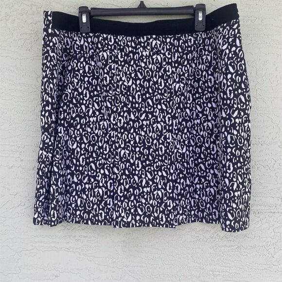 Chico's Women's Skort Size 16 Multicolor Animal Print Casual - Picture 2 of 8